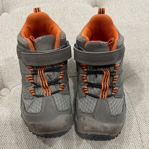Merrell Kids Gray and Orange Sneakers